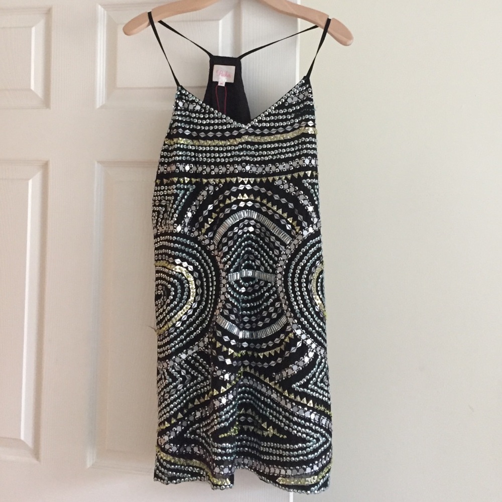 Parker Beaded Dress XS